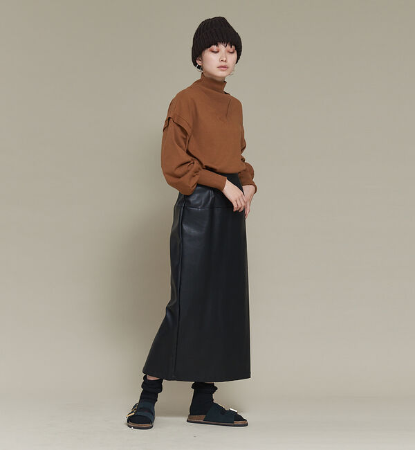 NOMINE「レイヤード風タートルニット」|ニット・セーター|