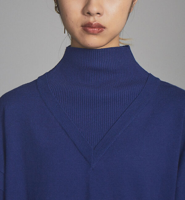 NOMINE「レイヤード風タートルニット」|ニット・セーター|