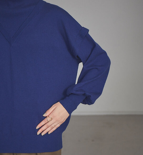 NOMINE「レイヤード風タートルニット」|ニット・セーター|