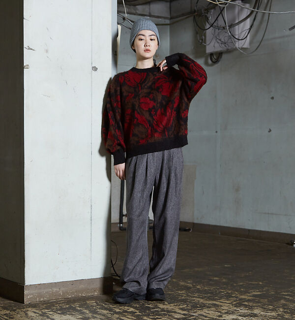 NOMINE「ボタニカル ジャガード ニット」|ニット・セーター|