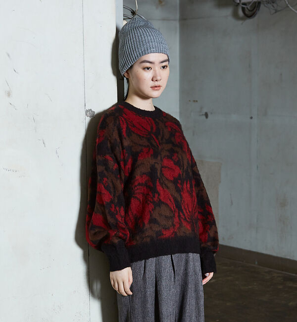 NOMINE「ボタニカル ジャガード ニット」|ニット・セーター|