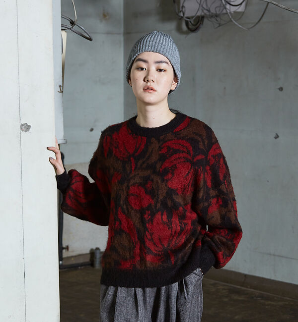 NOMINE「ボタニカル ジャガード ニット」|ニット・セーター|