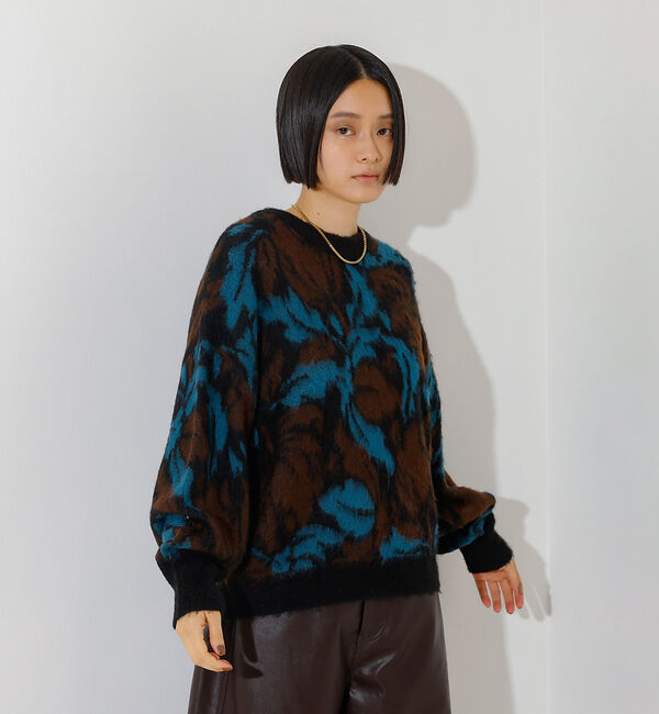 NOMINE「ボタニカル ジャガード ニット」|ニット・セーター|