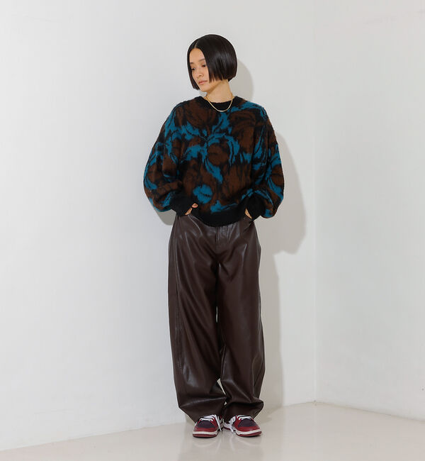 NOMINE「ボタニカル ジャガード ニット」|ニット・セーター|