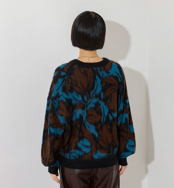 NOMINE「ボタニカル ジャガード ニット」|ニット・セーター|