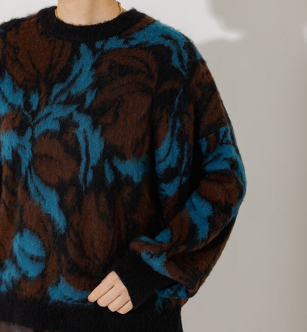 NOMINE「ボタニカル ジャガード ニット」|ニット・セーター|