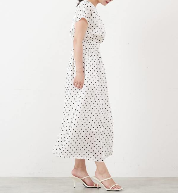 TIARA「ドットプリントワンピース」|ワンピース|