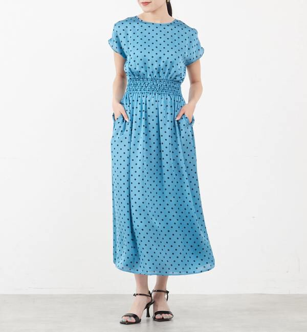TIARA「ドットプリントワンピース」|ワンピース|
