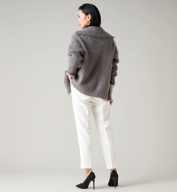 TIARA「ジップアップバルキーニット」|ニット・セーター|