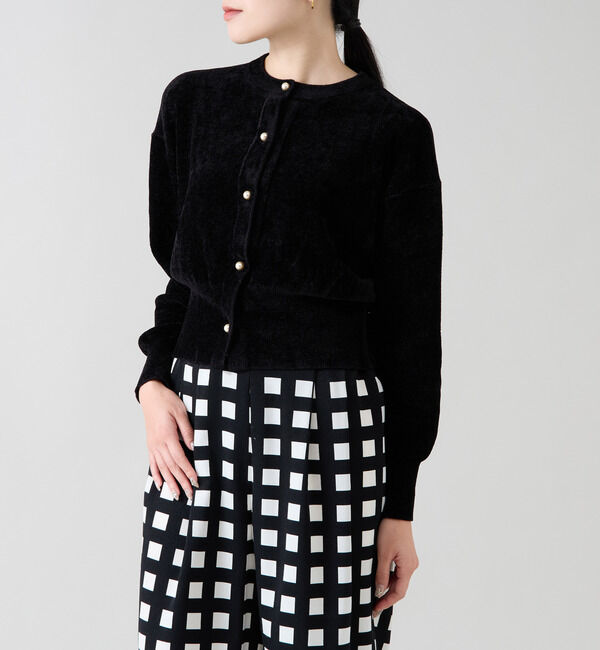 TIARA「モールパールボタンカーディガン」|カーディガン|