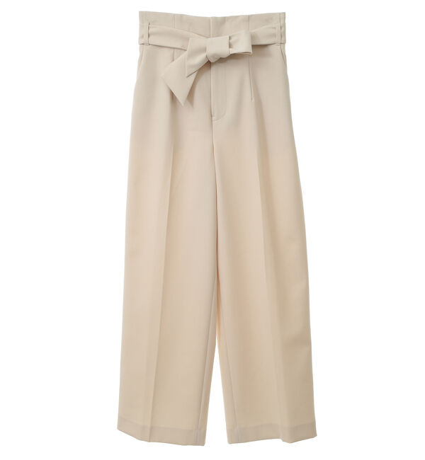 TIARA「ハイウエストベルテッドワイドパンツ（セットアップ対応）」|その他|