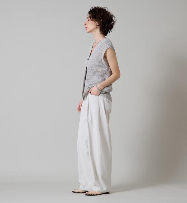 Liesse「Vネックニットベスト」|ベスト・ジレ|