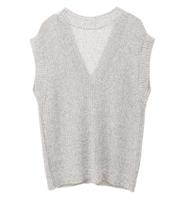 Liesse「Vネックニットベスト」|ベスト・ジレ|