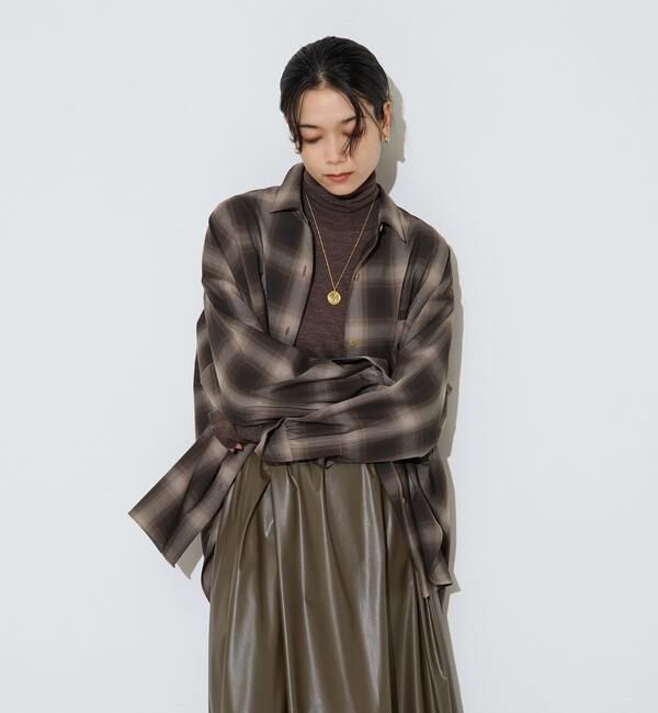 Liesse「チェックシャツ」|シャツ・ブラウス|