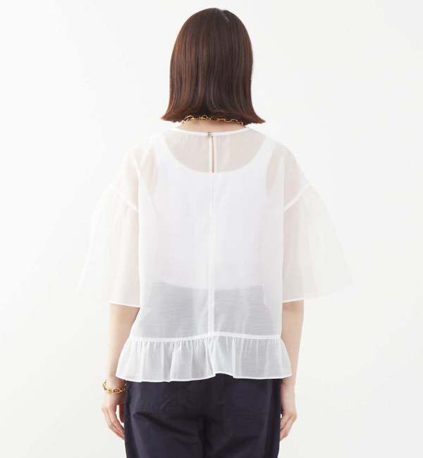 Soffitto「シアーフリルブラウス」|シャツ・ブラウス|