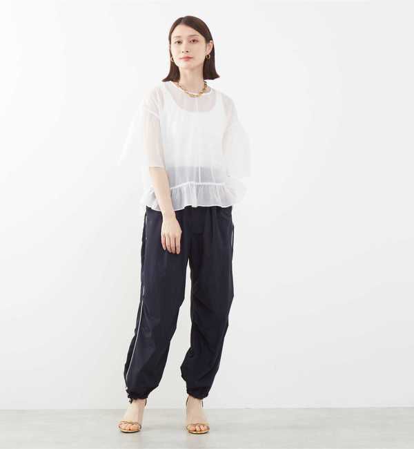 Soffitto「シアーフリルブラウス」|シャツ・ブラウス|