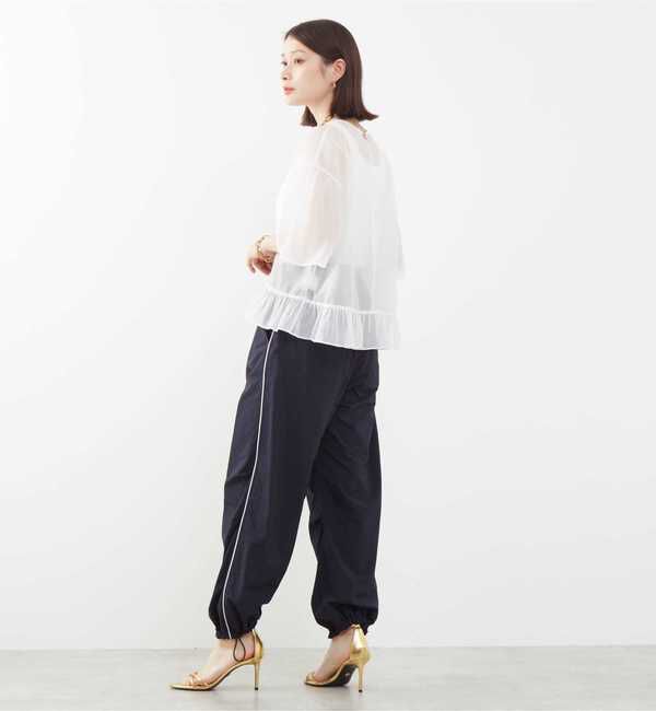 Soffitto「シアーフリルブラウス」|シャツ・ブラウス|