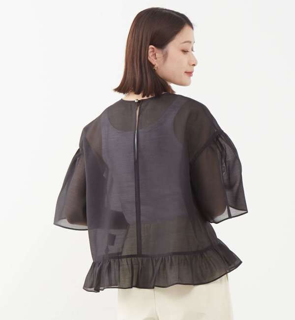 Soffitto「シアーフリルブラウス」|シャツ・ブラウス|