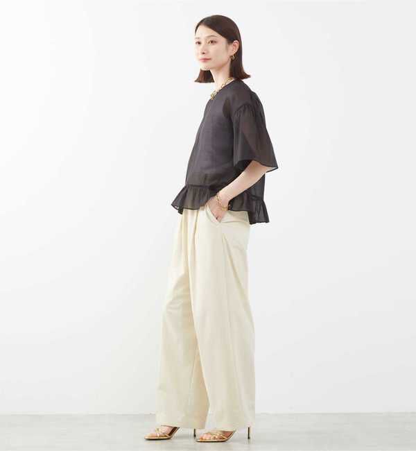 Soffitto「シアーフリルブラウス」|シャツ・ブラウス|