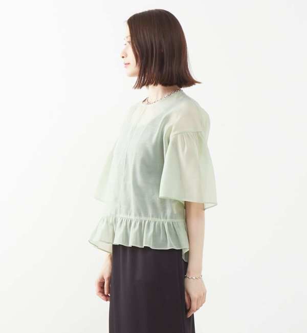 Soffitto「シアーフリルブラウス」|シャツ・ブラウス|