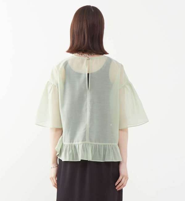 Soffitto「シアーフリルブラウス」|シャツ・ブラウス|