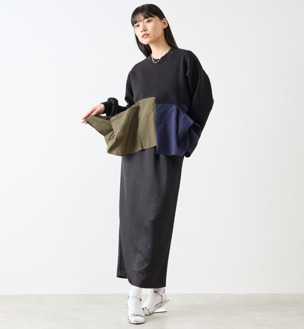 Soffitto「異素材使いプルオーバー」|Tシャツ・カットソー|