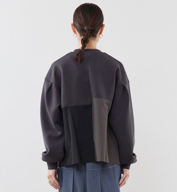 Soffitto「異素材使いプルオーバー」|Tシャツ・カットソー|