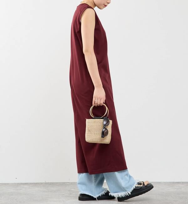 Soffitto「ノースリーブ深スリットカットソーワンピース」|ワンピース|