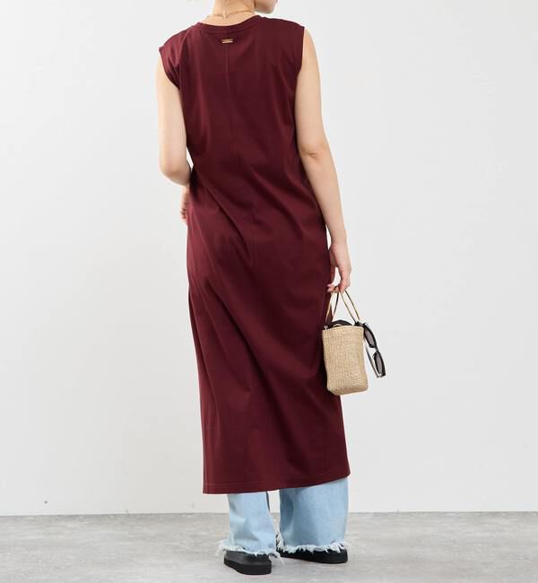 Soffitto「ノースリーブ深スリットカットソーワンピース」|ワンピース|