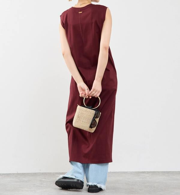 Soffitto「ノースリーブ深スリットカットソーワンピース」|ワンピース|