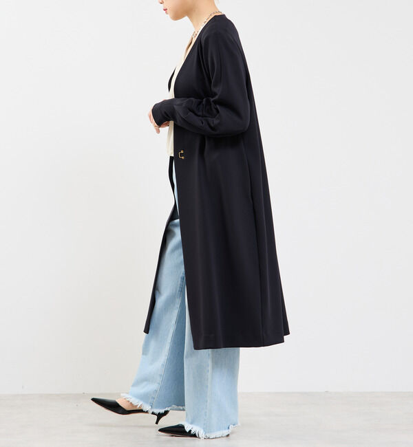 Soffitto「《定番》ノーカラータックスリーブコート」|その他|