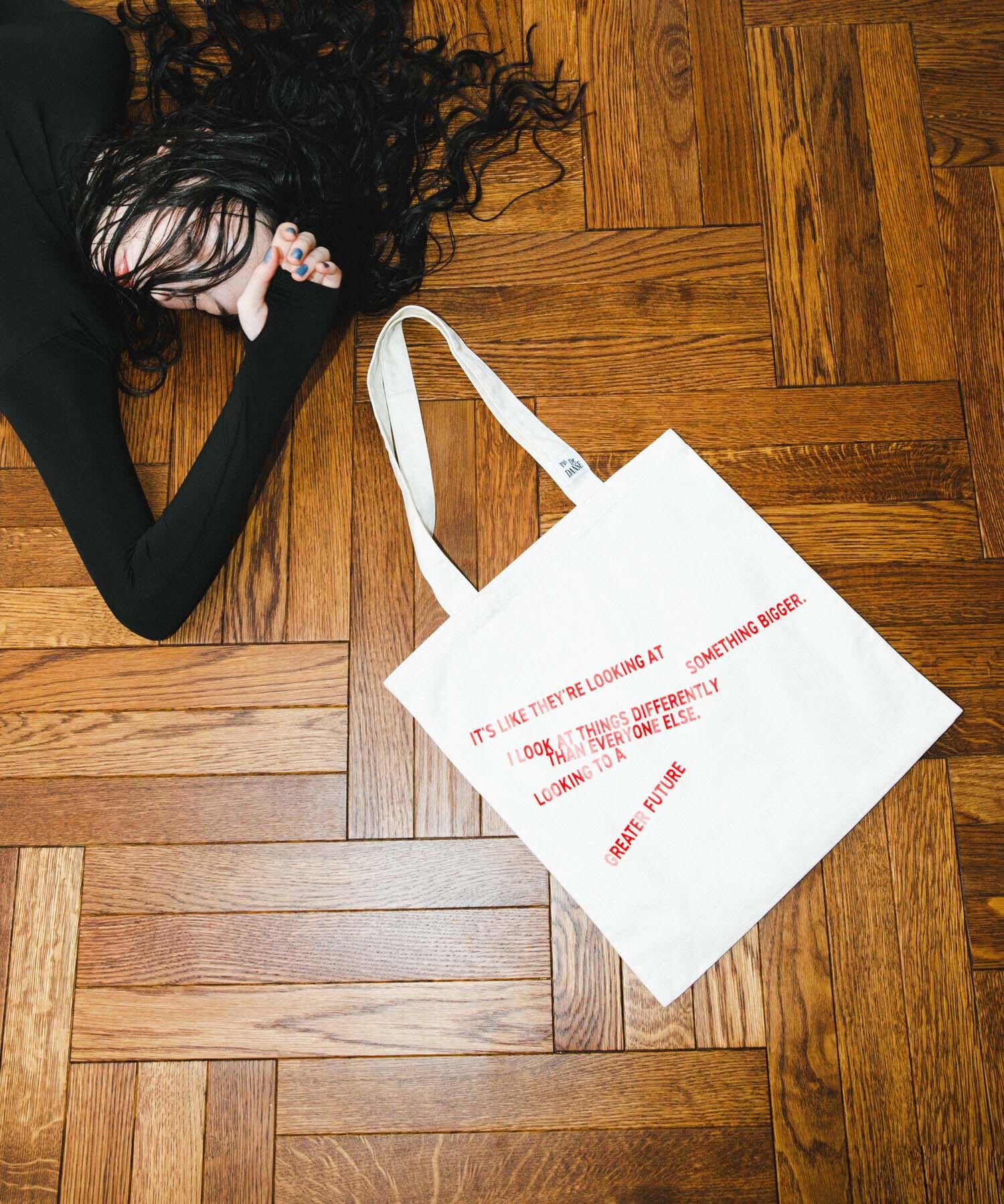 RODE SKO「Pas De DANSE　Letter ToteBag」|トートバッグ|