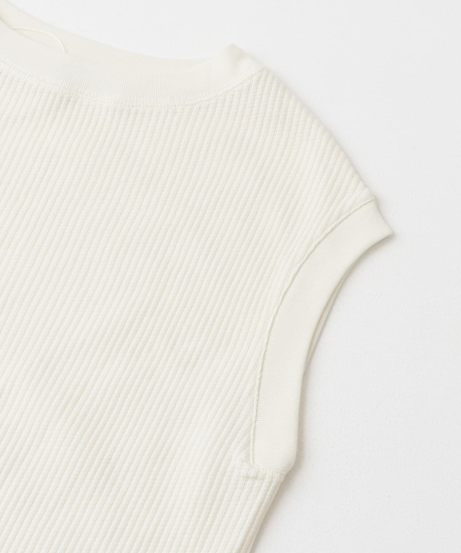 URBAN RESEARCH DOORS「FORK&SPOON　変形ワッフルノースリーブプルオーバー」|Tシャツ・カットソー|