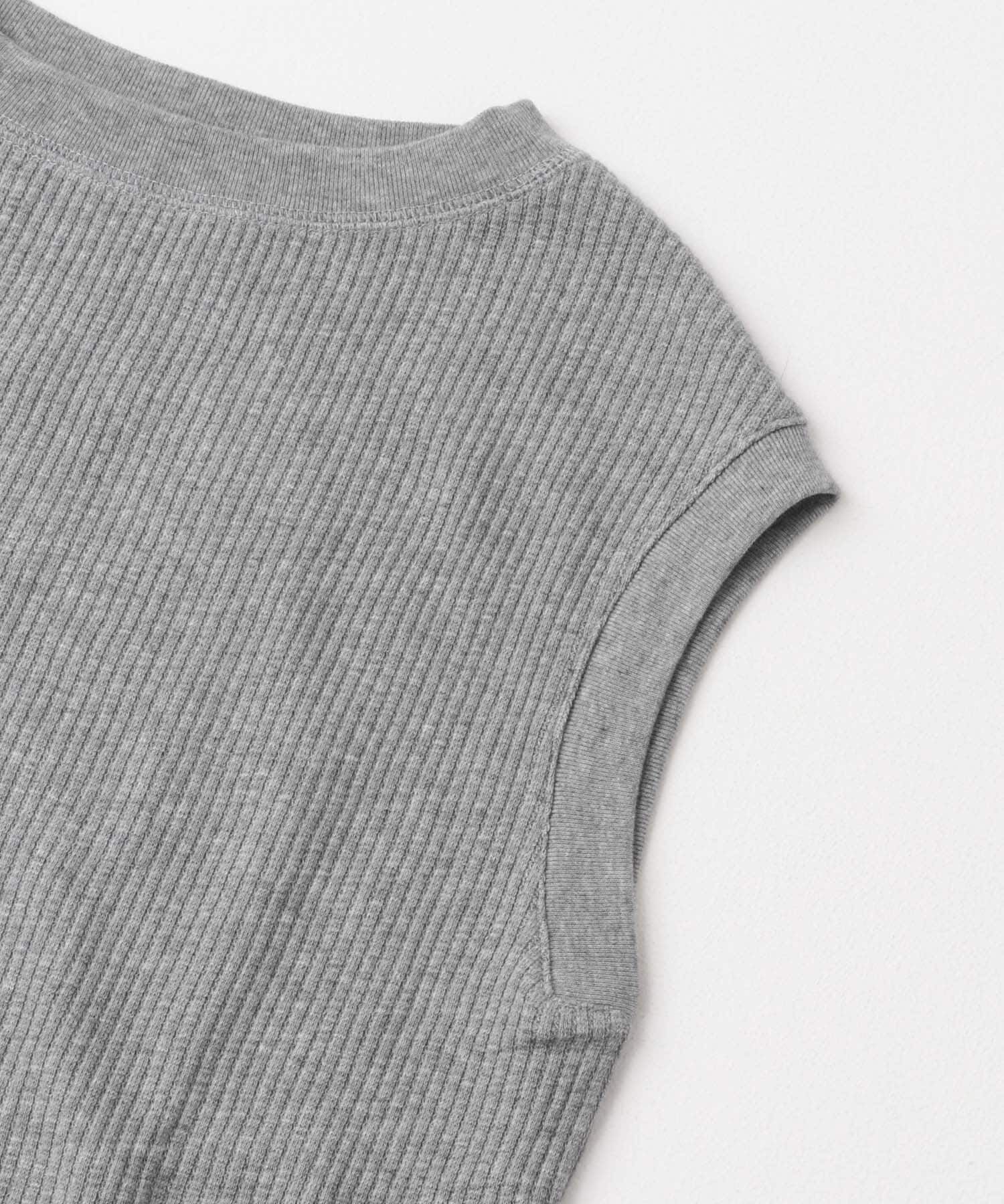 URBAN RESEARCH DOORS「FORK&SPOON　変形ワッフルノースリーブプルオーバー」|Tシャツ・カットソー|