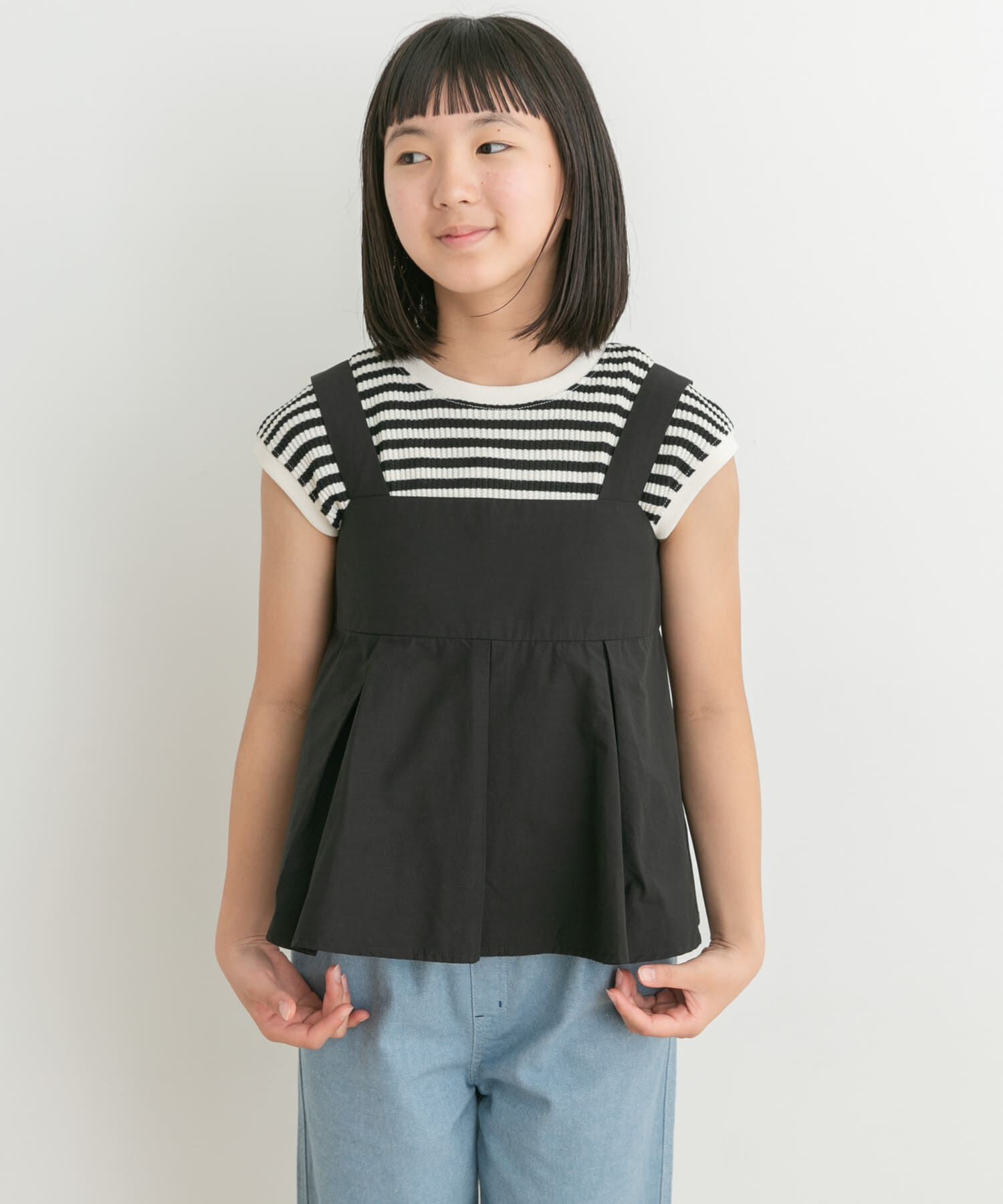 URBAN RESEARCH DOORS「『WEB/一部店舗限定』ペプラムキャミソールブラウス(KIDS)」|その他|