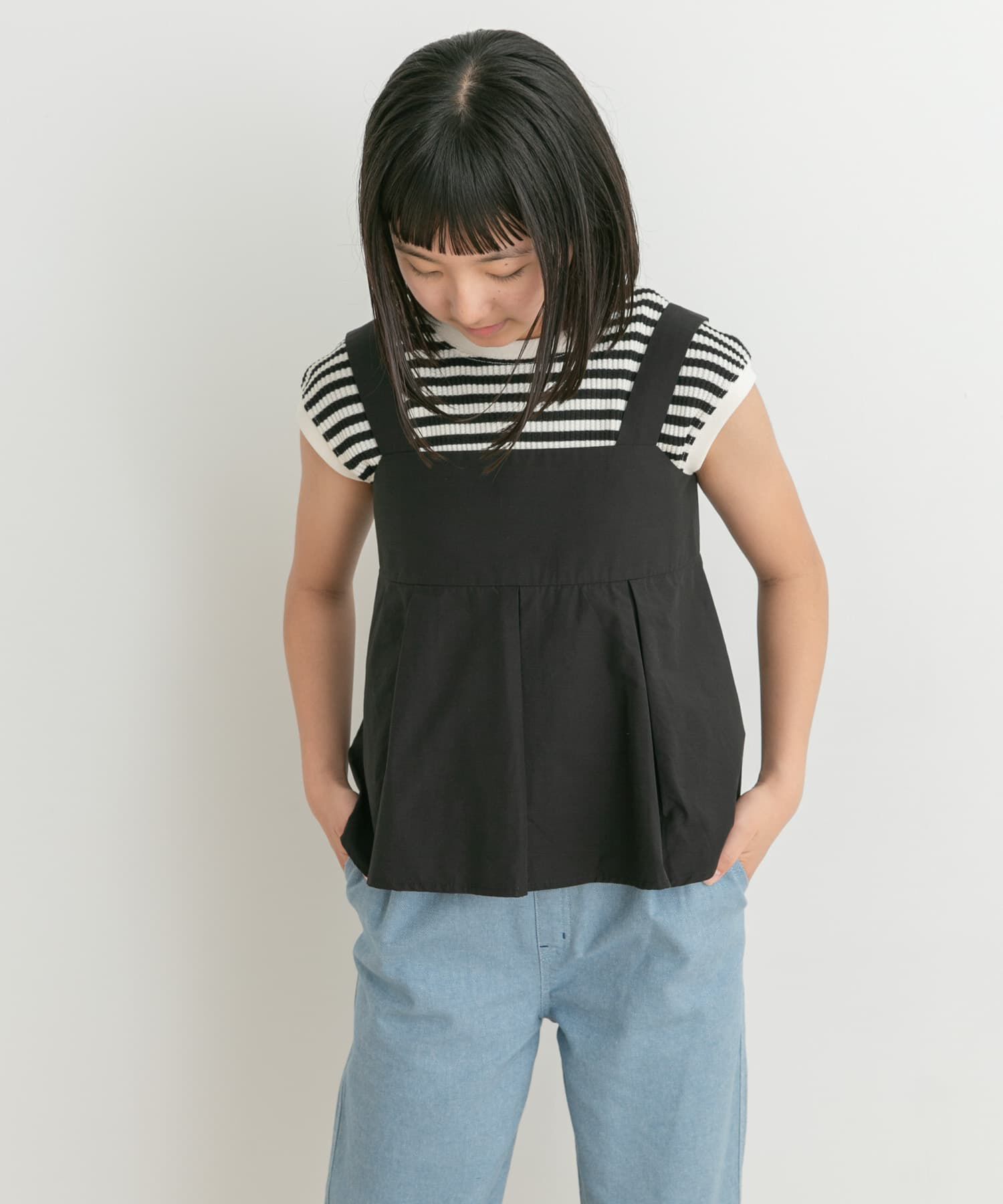 URBAN RESEARCH DOORS「『WEB/一部店舗限定』ペプラムキャミソールブラウス(KIDS)」|その他|