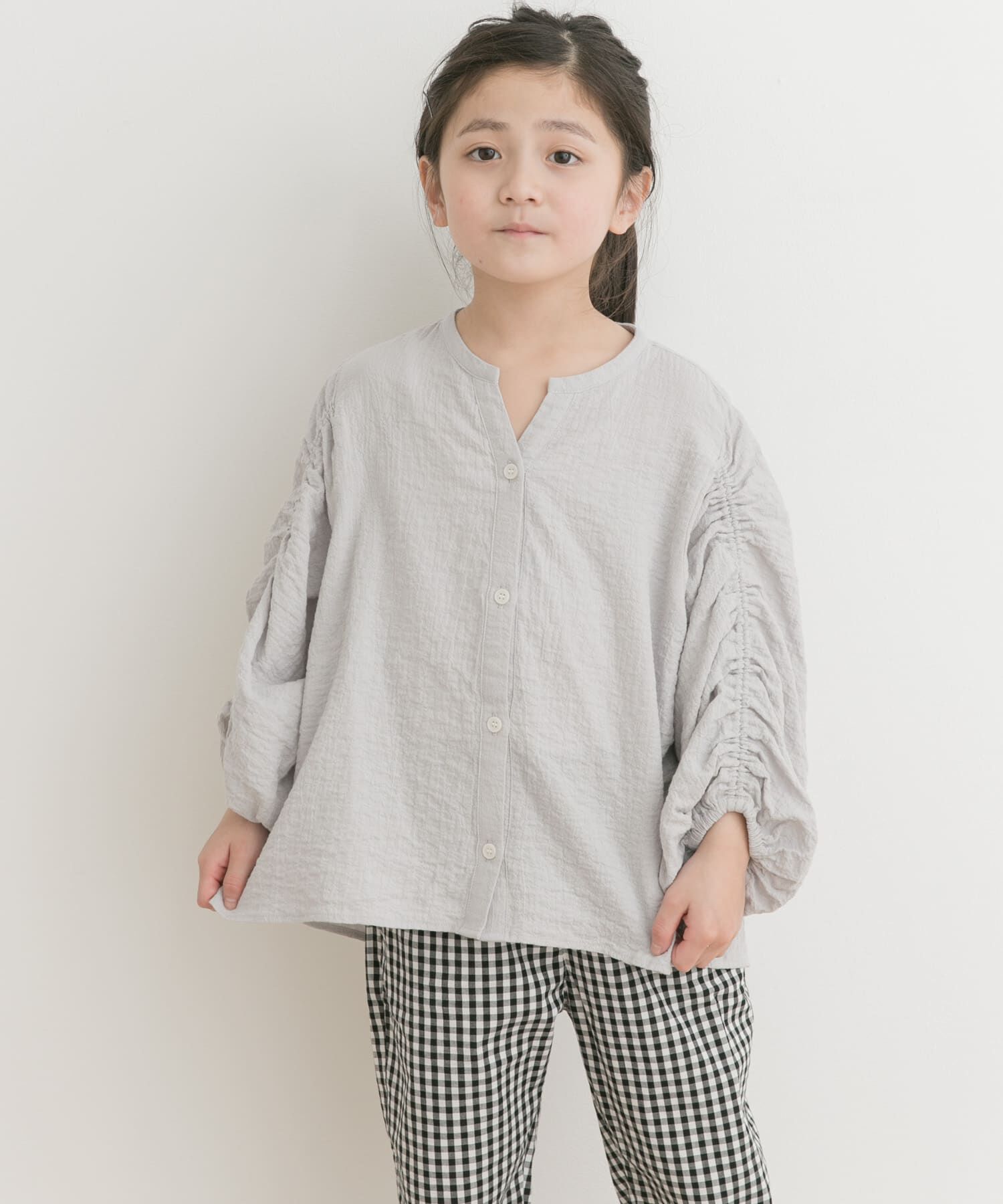 URBAN RESEARCH DOORS「『親子リンク』ギャザースリーブブラウス(KIDS)」|その他|