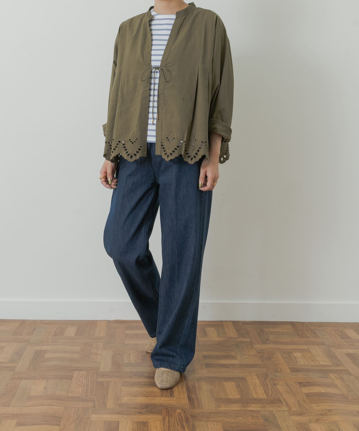URBAN RESEARCH DOORS「Denim Straight Pants」|デニム|
