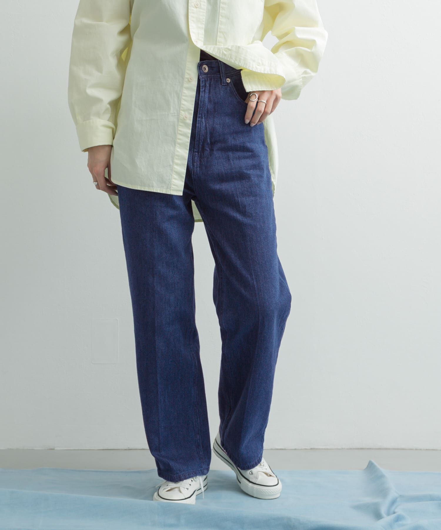 URBAN RESEARCH DOORS「Denim Straight Pants」|デニム|