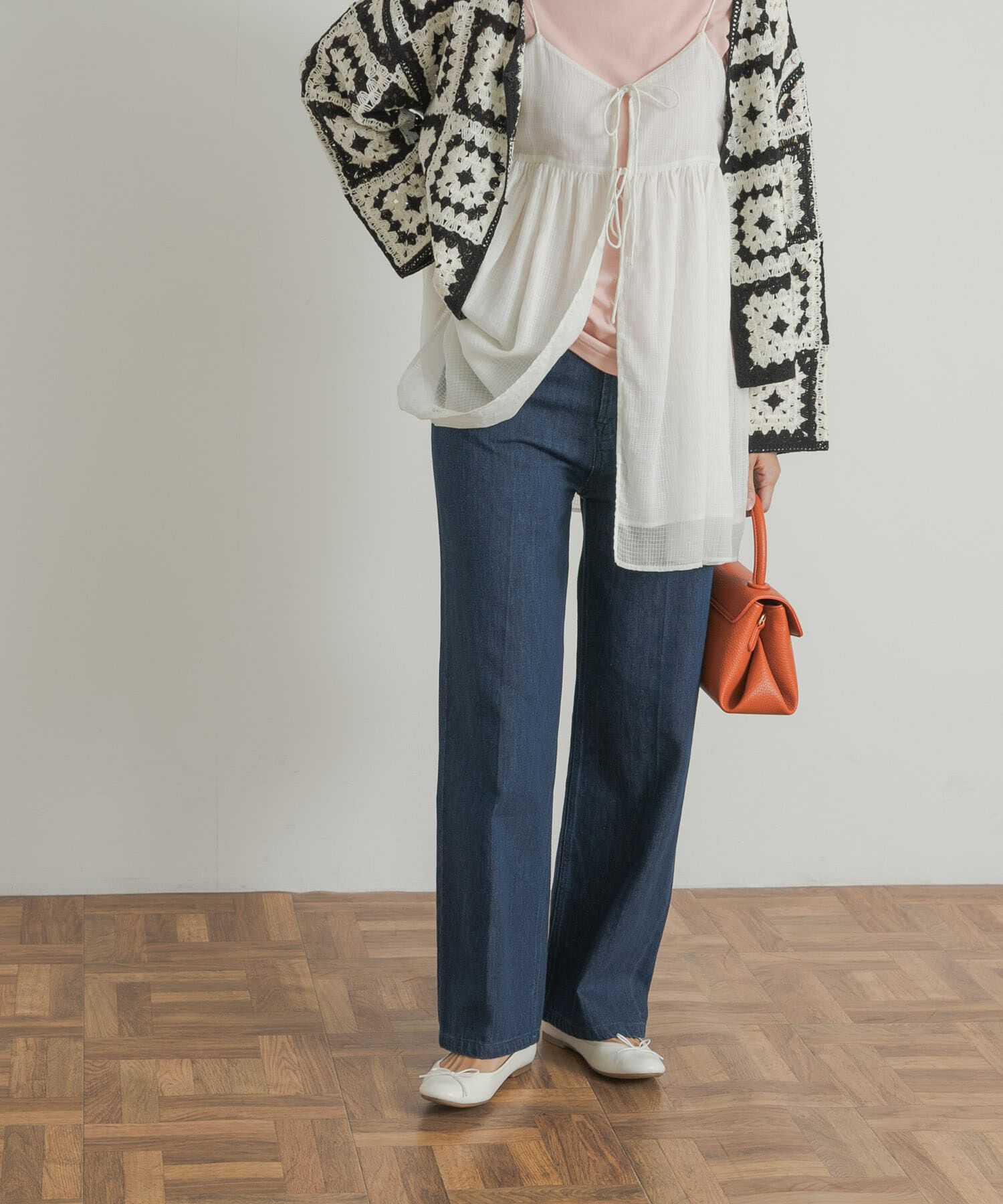 URBAN RESEARCH DOORS「Denim Straight Pants」|デニム|