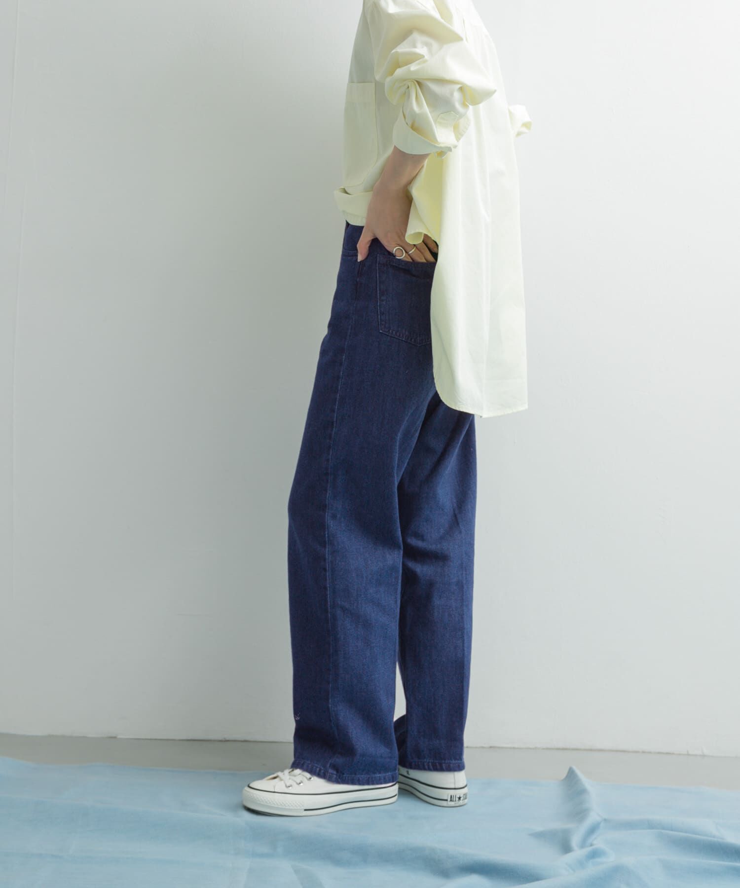 URBAN RESEARCH DOORS「Denim Straight Pants」|デニム|