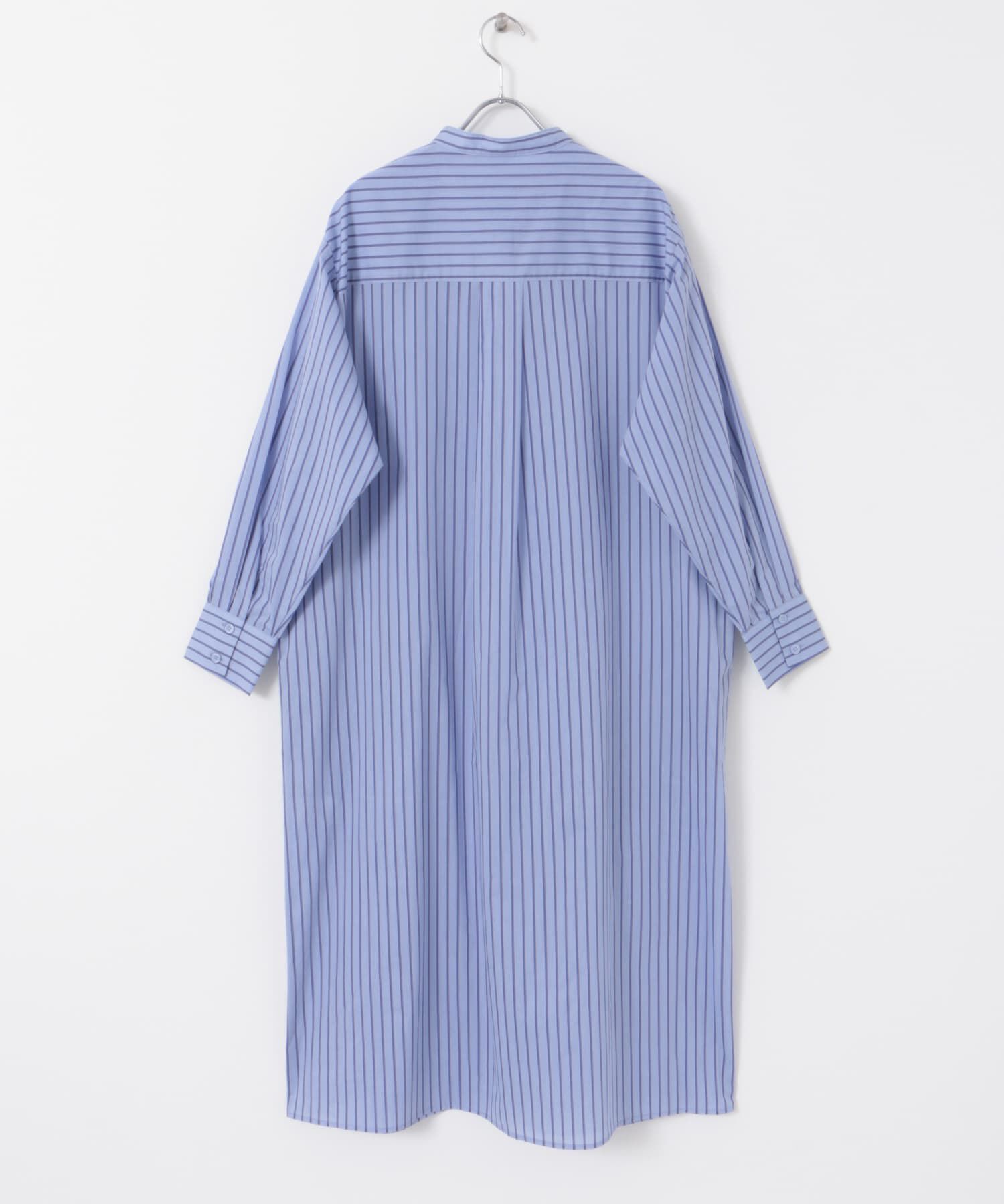 URBAN RESEARCH DOORS「カラーストライプシャツワンピース」|ワンピース|