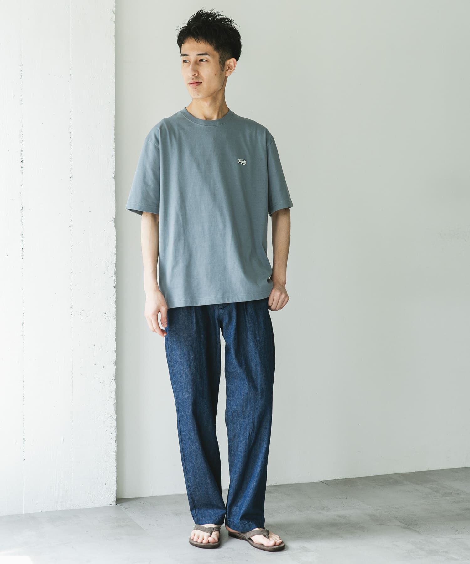 URBAN RESEARCH DOORS「ラバーネームショートスリーブTシャツ」|Tシャツ・カットソー|