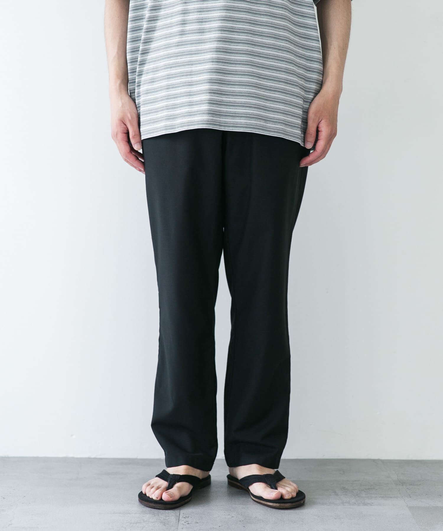 URBAN RESEARCH DOORS「『速乾/接触冷感/イージーケア』ウールライクイージートラウザー」|その他|