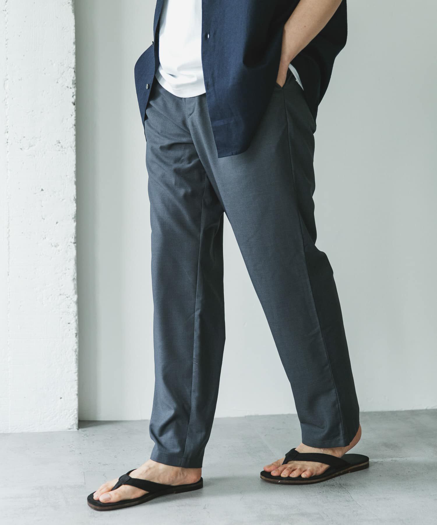 URBAN RESEARCH DOORS「『速乾/接触冷感/イージーケア』ウールライクイージートラウザー」|その他|