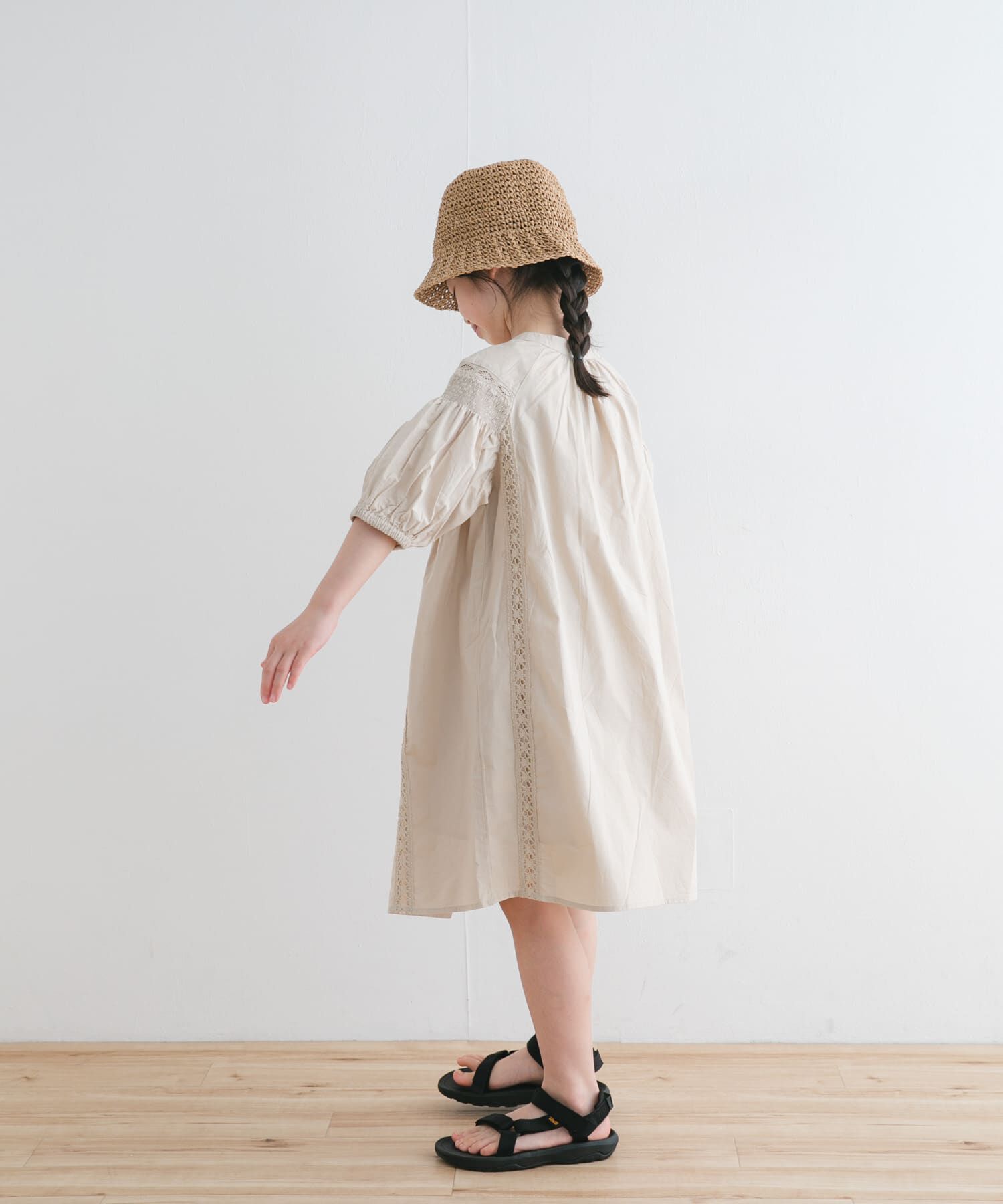 URBAN RESEARCH DOORS「ハシゴレースワンピース(KIDS)」|ワンピース|