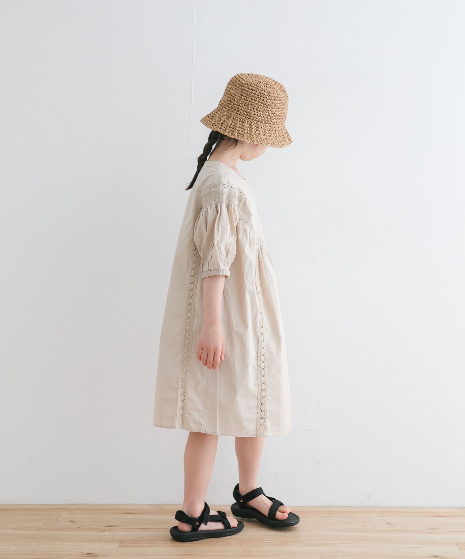 URBAN RESEARCH DOORS「ハシゴレースワンピース(KIDS)」|ワンピース|