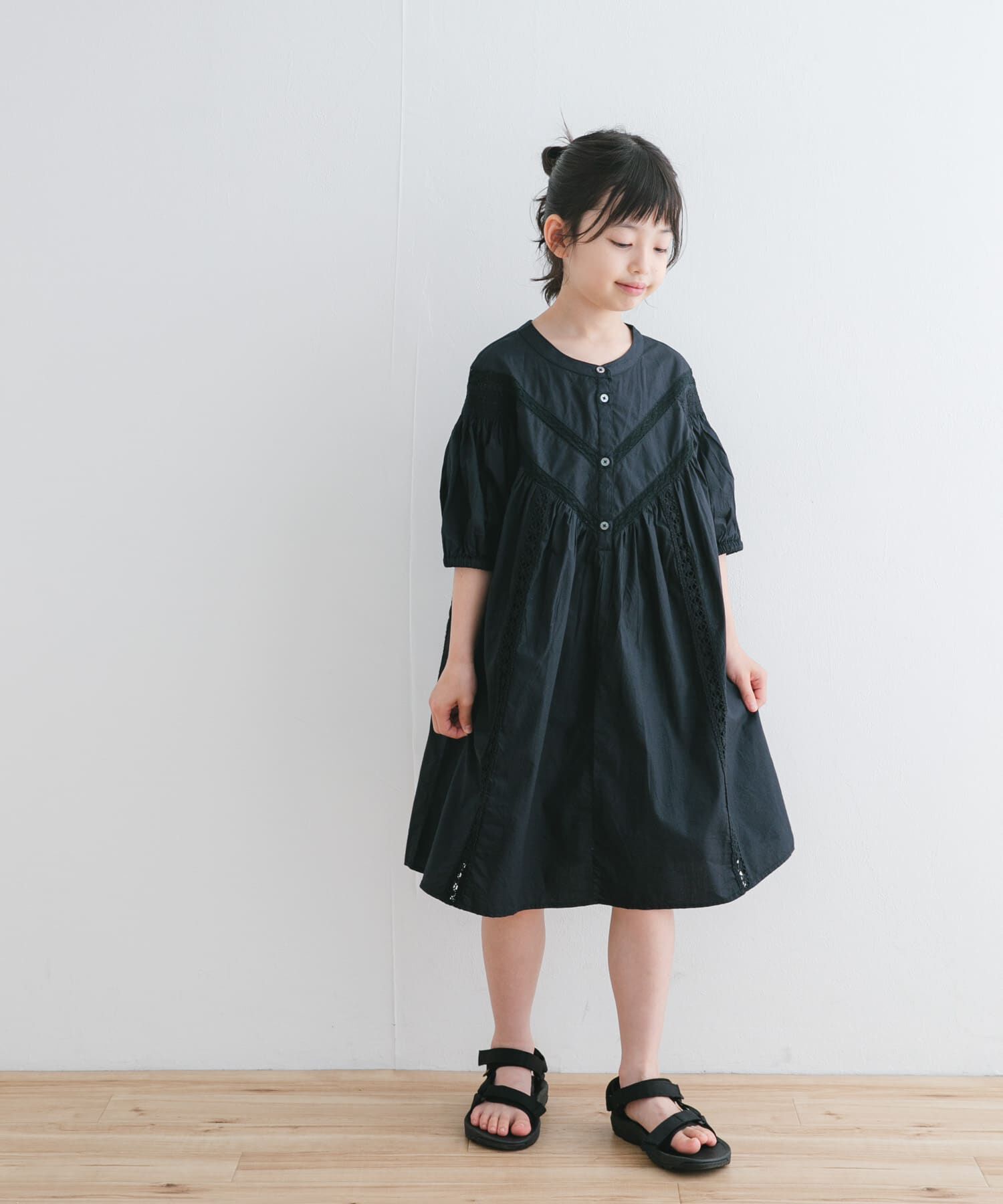 URBAN RESEARCH DOORS「ハシゴレースワンピース(KIDS)」|ワンピース|