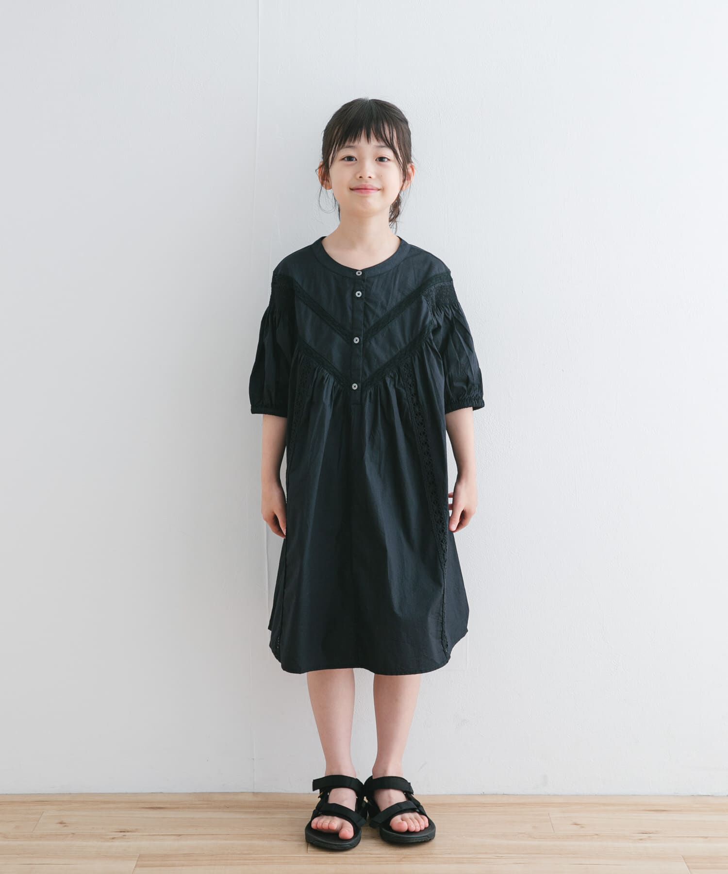 URBAN RESEARCH DOORS「ハシゴレースワンピース(KIDS)」|ワンピース|
