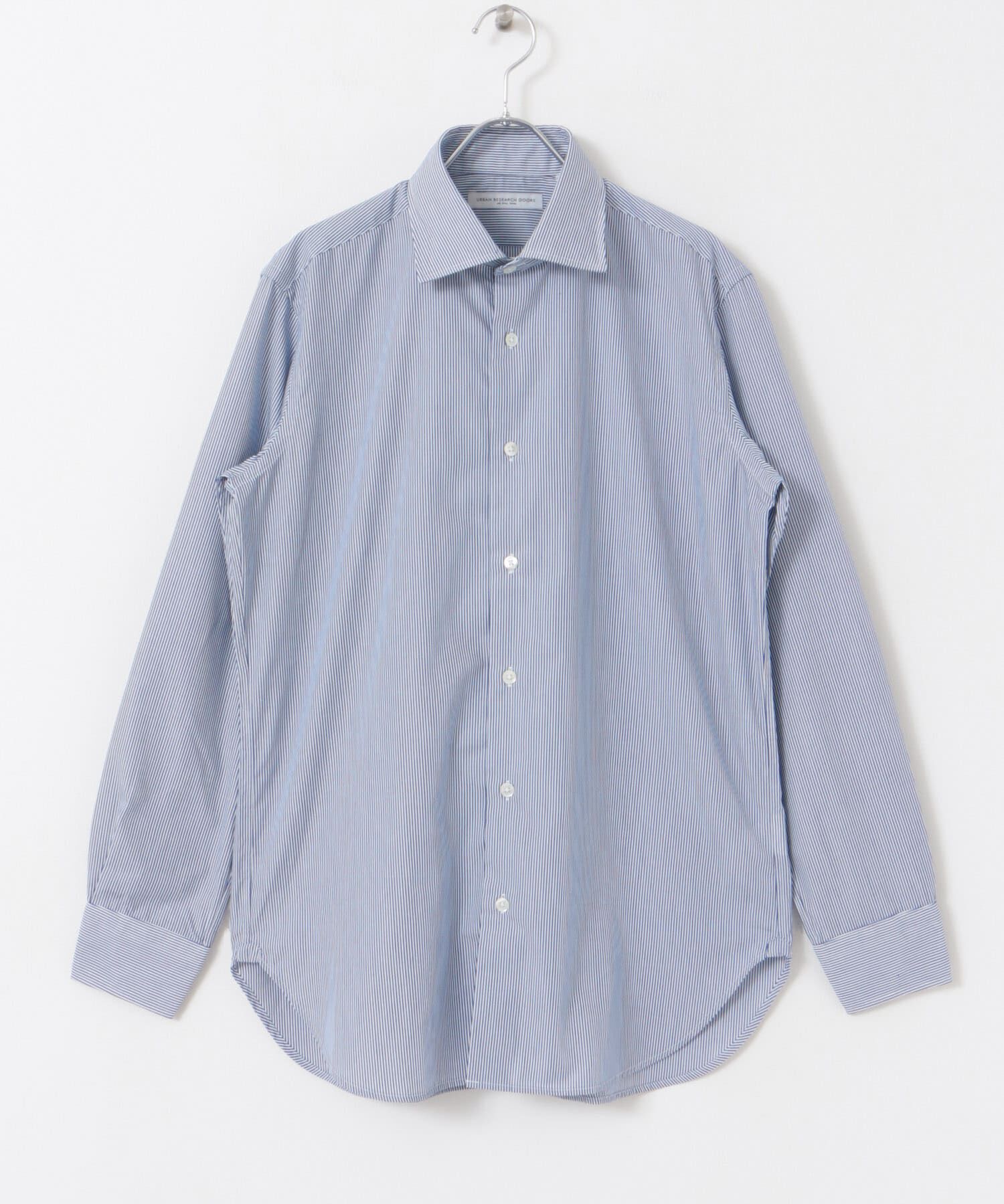 URBAN RESEARCH DOORS「『イージーケア』LIFE STYLE TAILOR　セミワイド細ストライプシャツ」|シャツ・ブラウス|